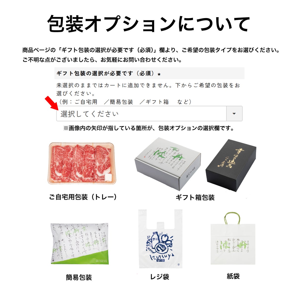 いづつ屋牛（黒毛和牛）A5ランクサーロインブロック包装オプション